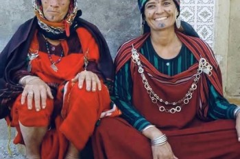 Berber ladies from the atlas Mountains